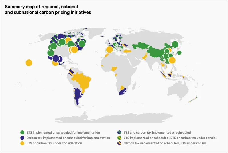 Carbon Pricing Map